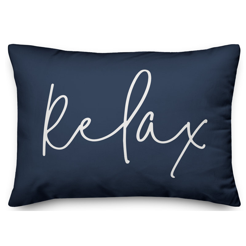 Highland Dunes Gambrell Relax Thin Indoor/Outdoor Lumbar Pillow